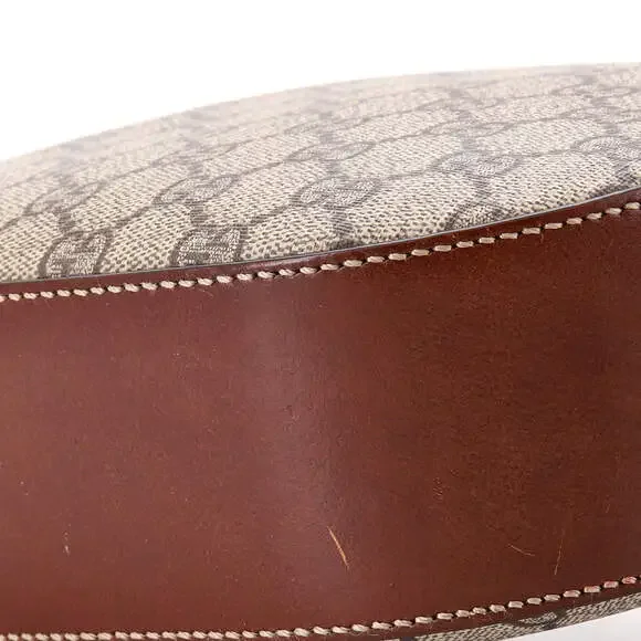 Gucci Chain Crossbody Bag Gg Coated #220278G12B - Picture 6 of 7